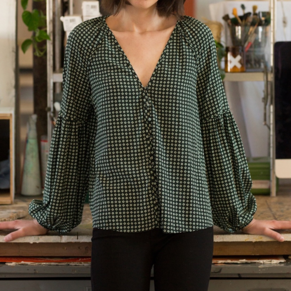 Veronica Beard Valentin Blouse (Size 2)